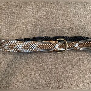 Vintage 80’s Braided Multicolor Belt
